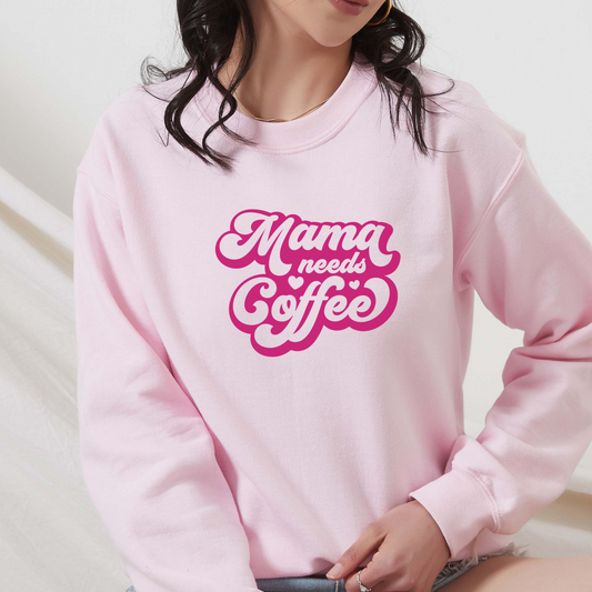 Mama Needs Coffee Unisex Premium Shirt Looper Tees