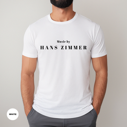 Music By Hans Zimmer Essential Printed T-Shirt Printify