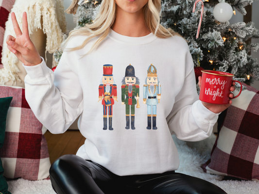 Nutcracker Christmas - Unisex Premium Sweatshirt Looper Tees
