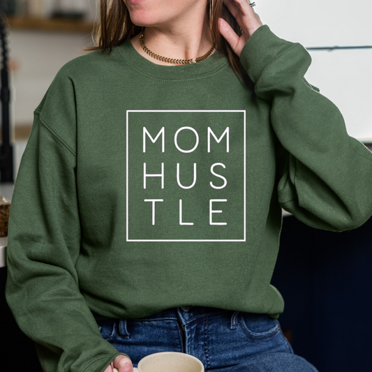 Mom Hustle Unisex Sweatshirt Looper Tees
