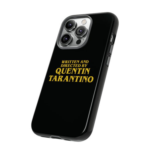 Written and Directed By Quentin Tarantino Essential Hard Phone Case Printify