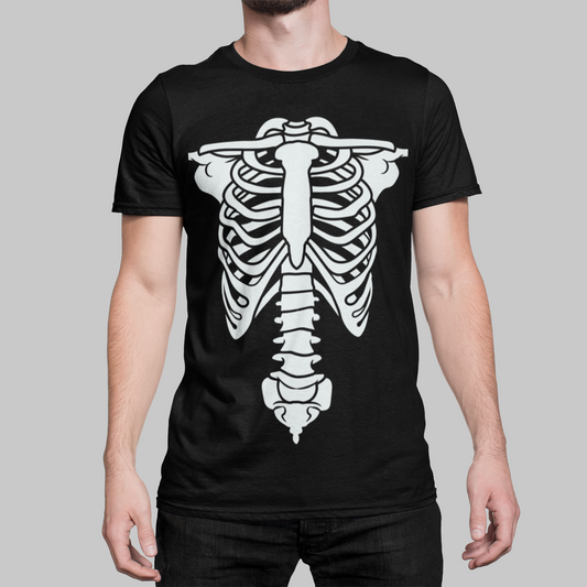 Body Skeleton - Halloween Group T-Shirt Looper Tees