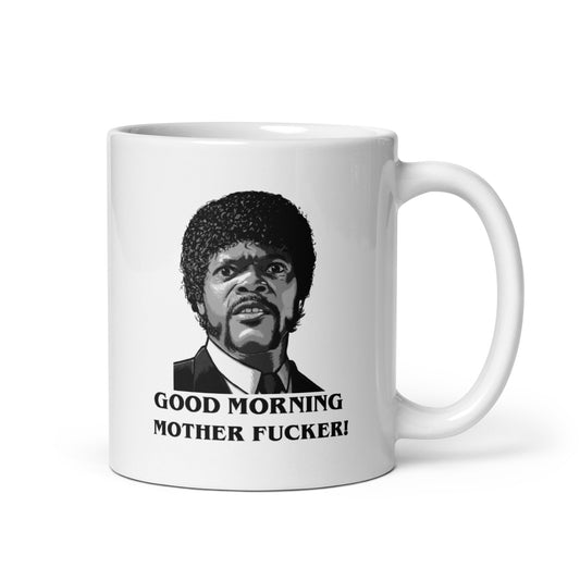 Good Morning Motherfu**er White Glossy Mug Looper Tees